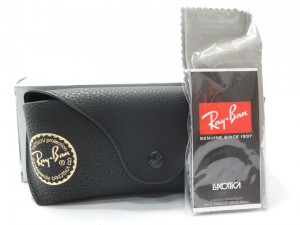 Authentic Ray-Ban case and cloth