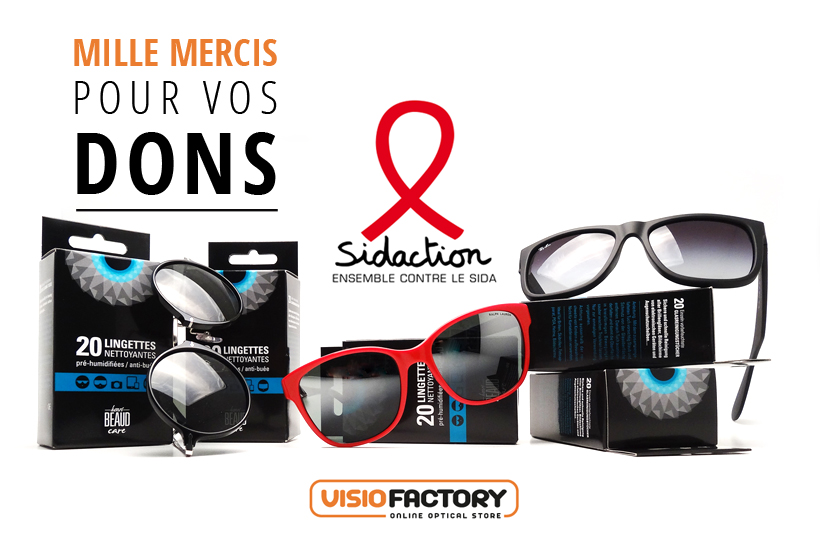 Visiofactory & The Sidaction - a huge THANKS for your donations