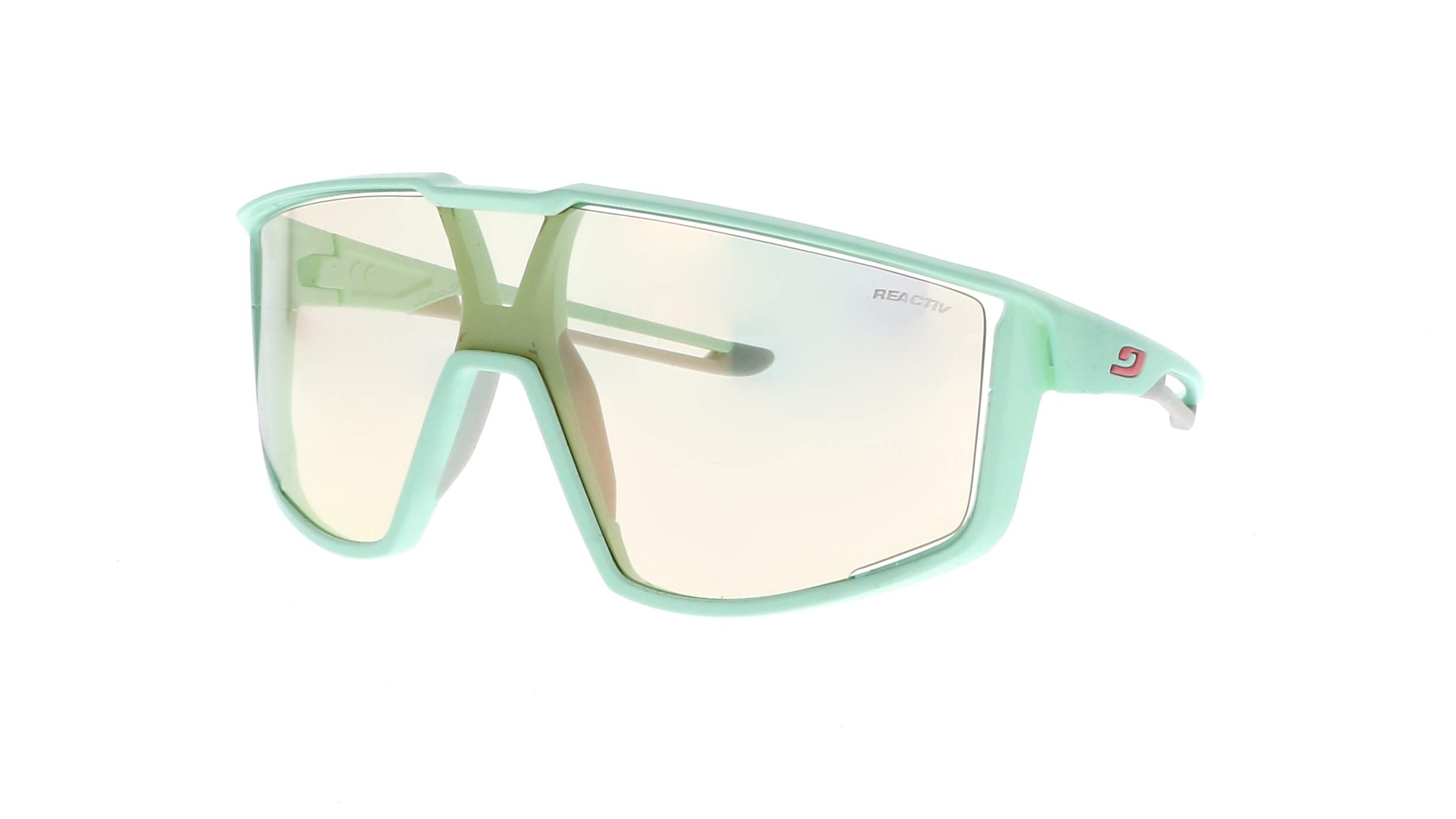 Julbo Fury green matte Reactiv sunglasses for trail and cycling