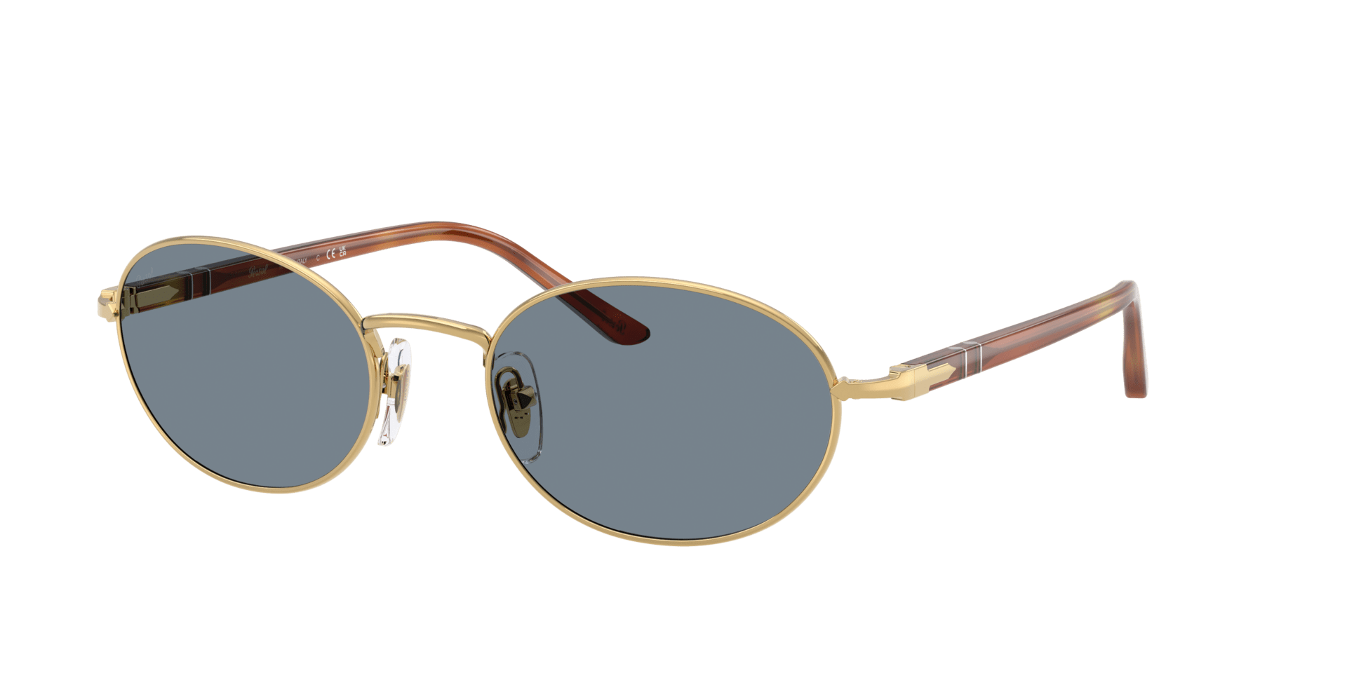 Persol Ida PO1018S in gold with grey-blue lenses