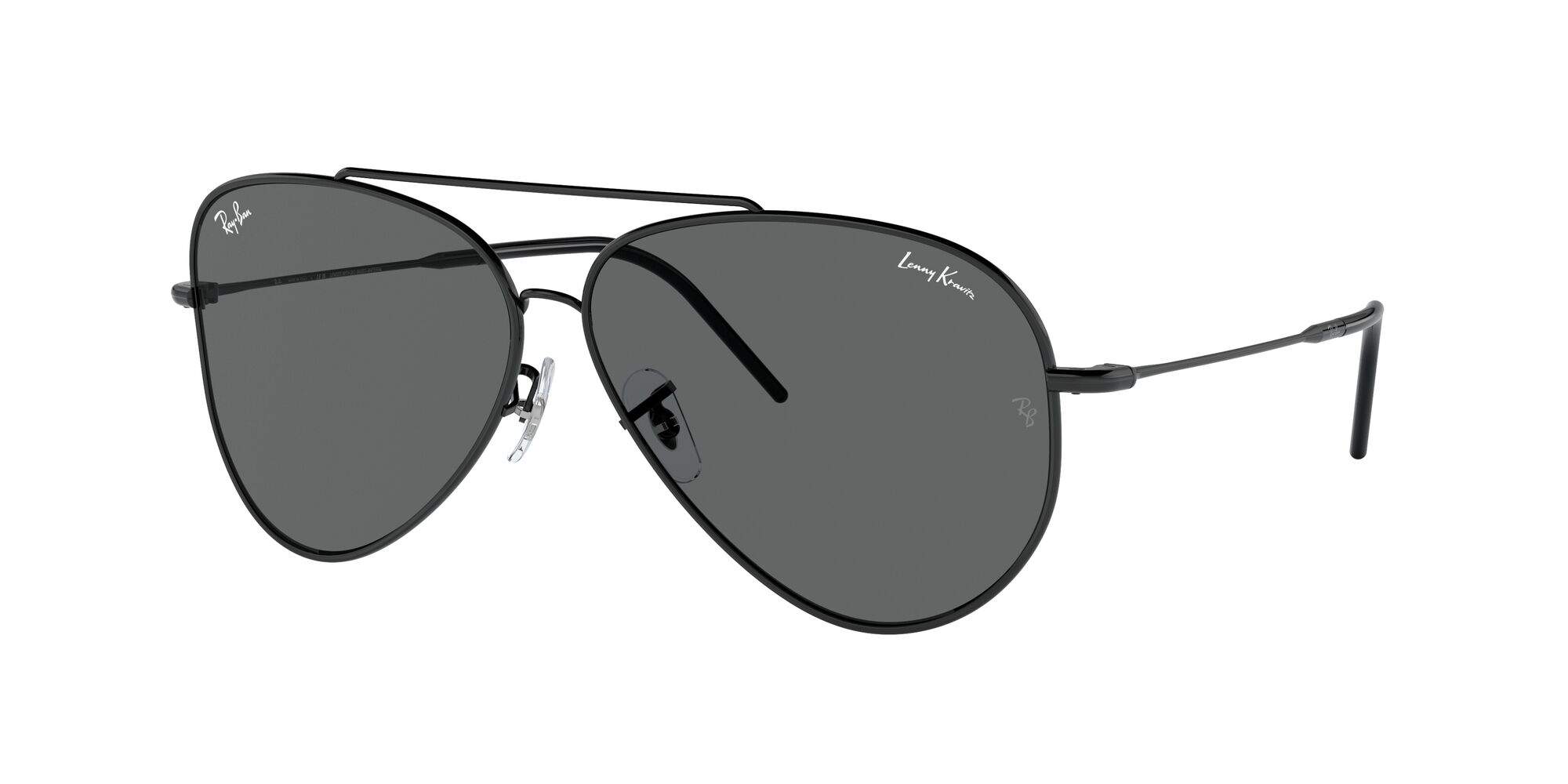 Ray-Ban Aviator Reverse RBR0101S 002/GR — concave grey gradient lenses with slim black frame