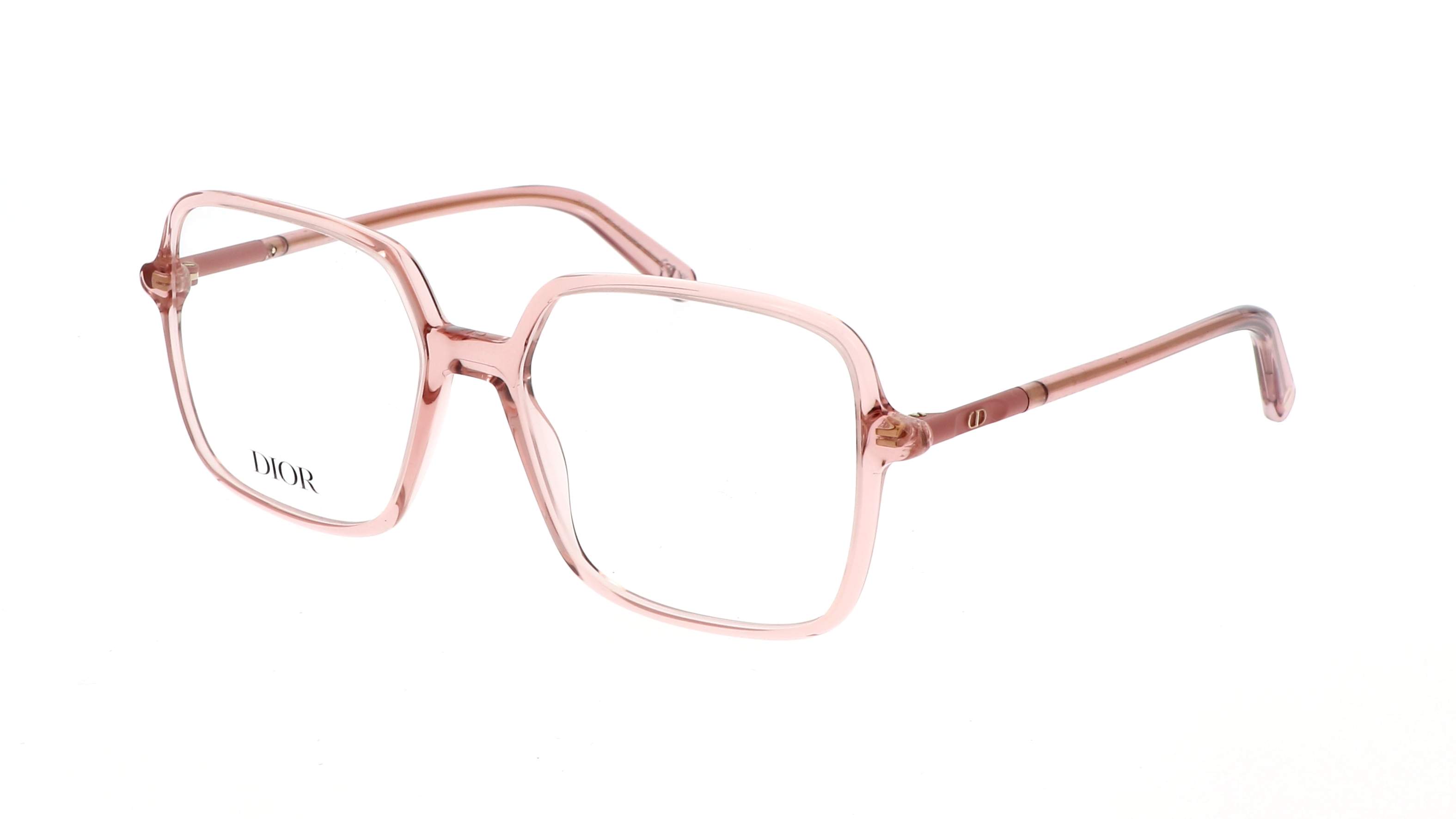 Dior MINI CD O S2I 4100 54-16 — nude-pink square women’s glasses