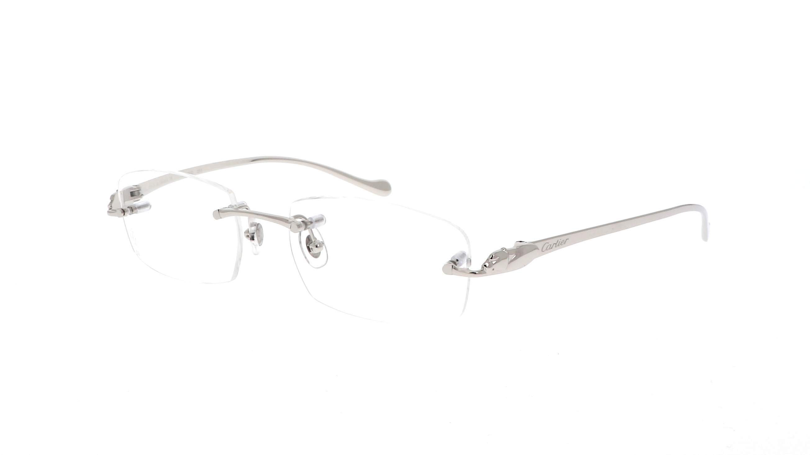 Cartier CT0061O 003 – rimless silver metal construction