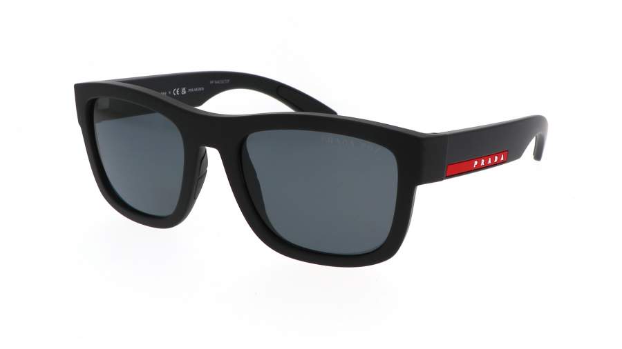 Prada Linea Rossa PS01ZS black rectangular frame ideal for round faces